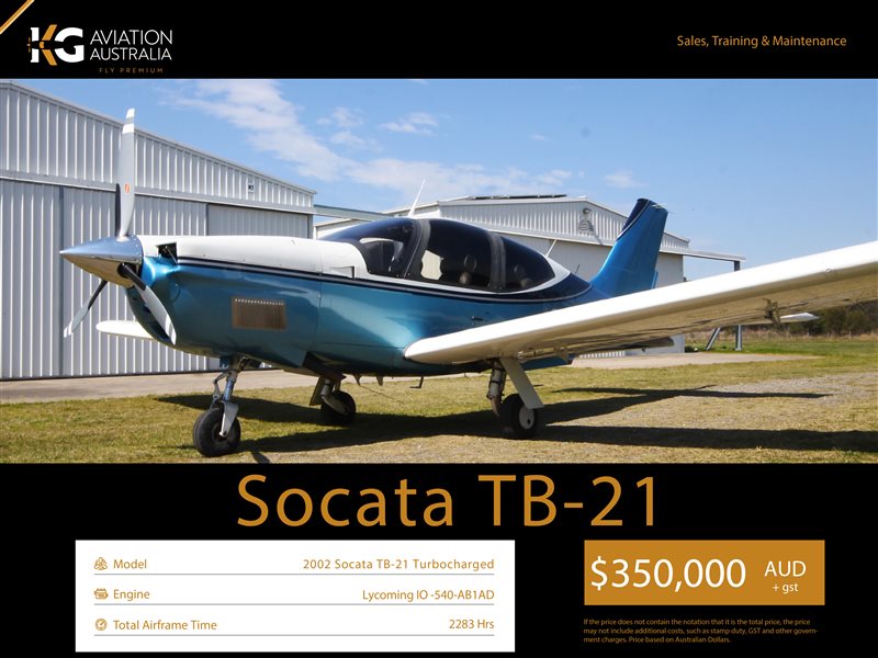 2002 Socata TB-21 Aircraft