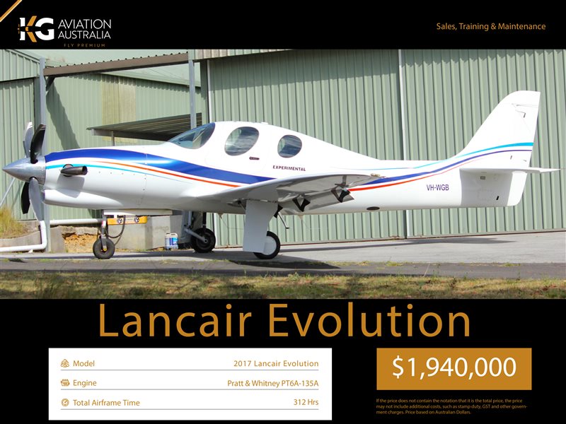 2017 Lancair Evolution Turbine