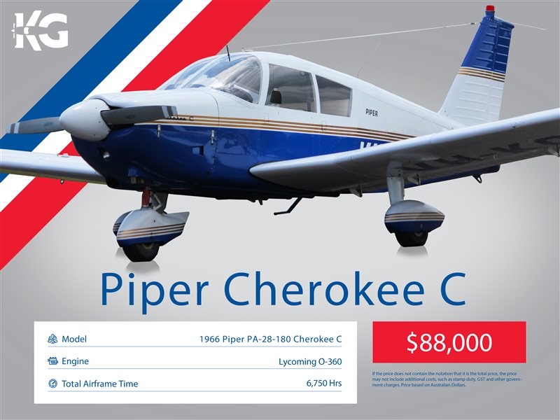 1966 Piper Cherokee 180 Aircraft