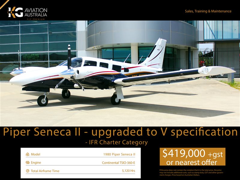 1980 Piper Seneca II Aircraft