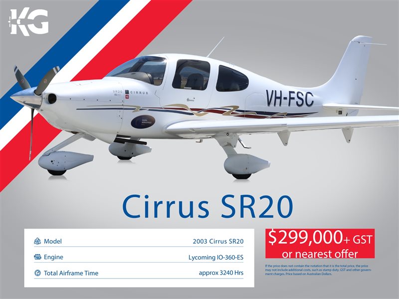 2003 Cirrus SR20 Aircraft
