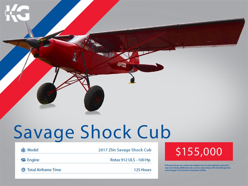 2017 Zlin Savage Shock Cub Aircraft