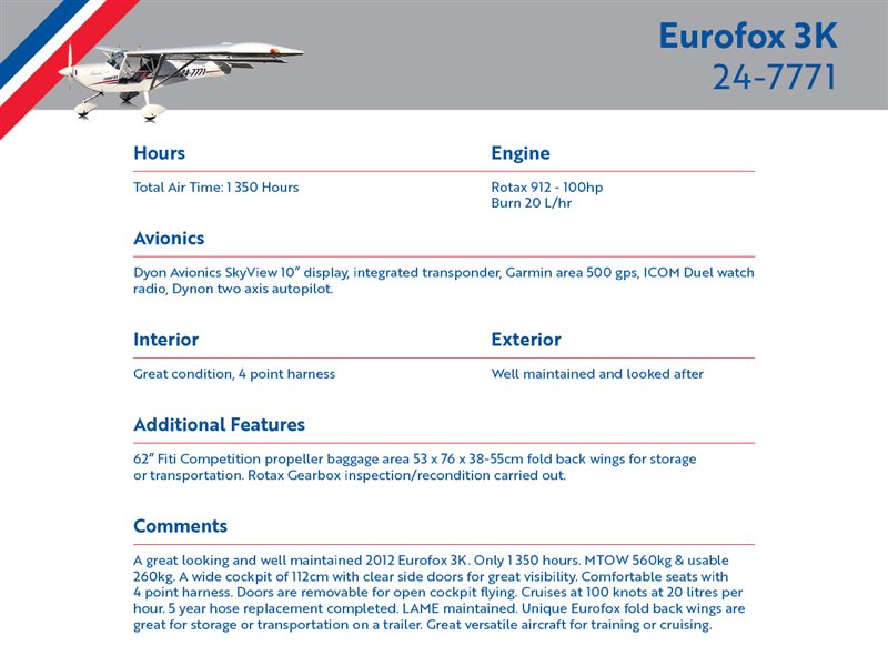 2012 Eurofox Eurofox 3k