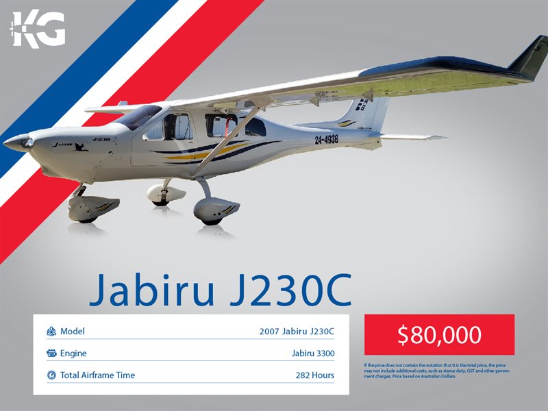 2007 Jabiru J230 Aircraft