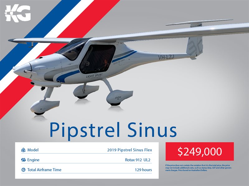 2019 Pipistrel Sinus Flex