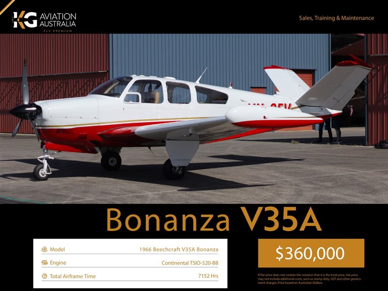 1966 Beechcraft Bonanza B35 Aircraft