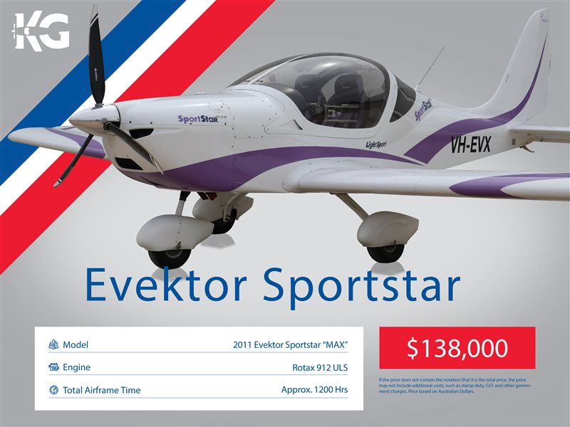 2011 Evektor Sportstar Max Aircraft