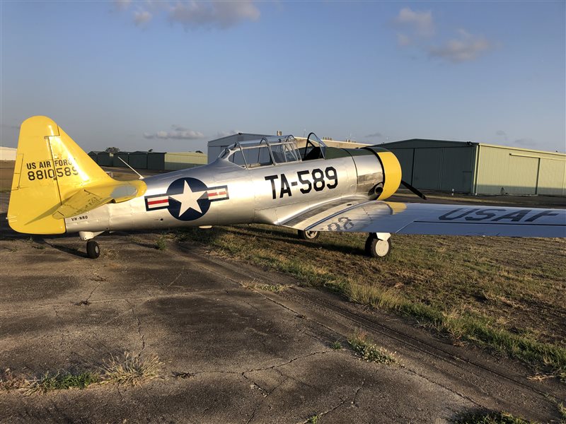 1942 North American T6 Harvard Aircraft Aircraft Listing Plane