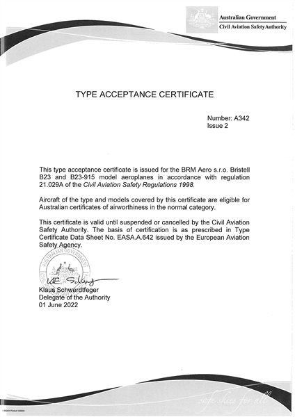 2023 BRM - Aero Bristell BRISTELL B23 TURBO - FULLY CERTIFIED W PARCHUTE