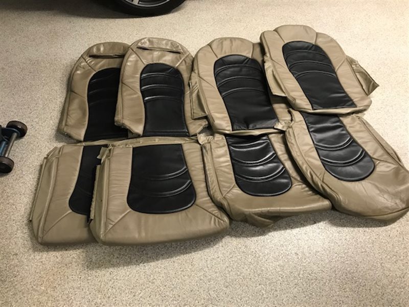 Aircraft Panels Interior Cirrus Leather seat covers front and rear