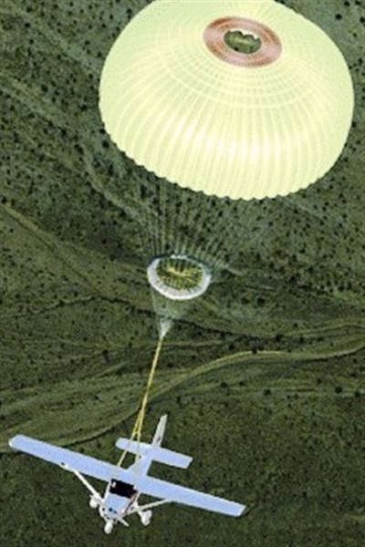 Photo courtesy BRS USA, C172/182 Ballistic parachute system.