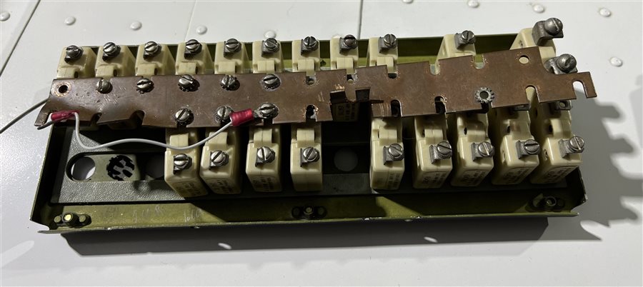 Avionics  - Circuit breaker panel with 20 breakers