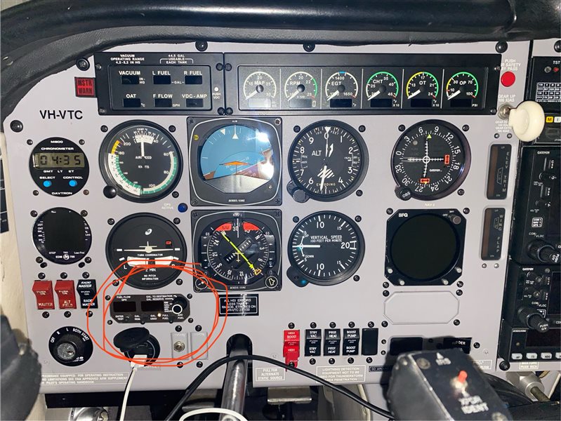 Avionics  - Shadin MiniFlow Fuel Computer