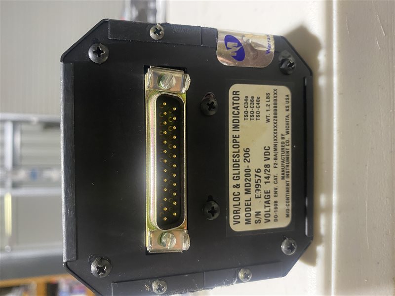 Avionics  - VORLOC and Glideslope indicator