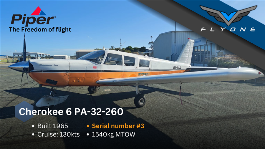 1965 Piper Cherokee 6 Aircraft