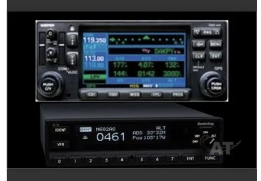 Avionics  - Garmin GNS 430W King KT75 ADS-B Mode S Transponde
