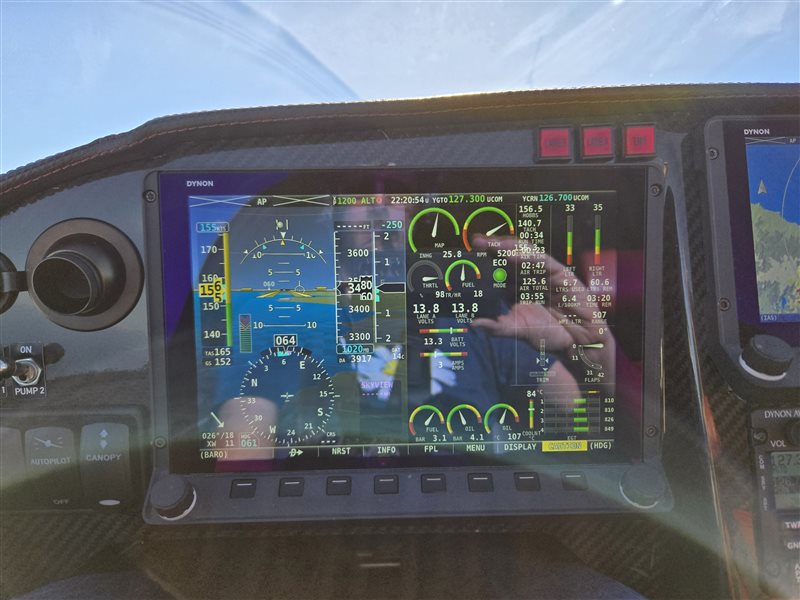 Cruising at 155 knots
