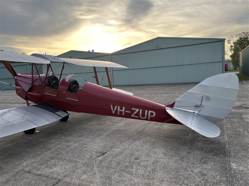 1939 De Havilland DH82A Tiger Moth and MG Td 1951 together