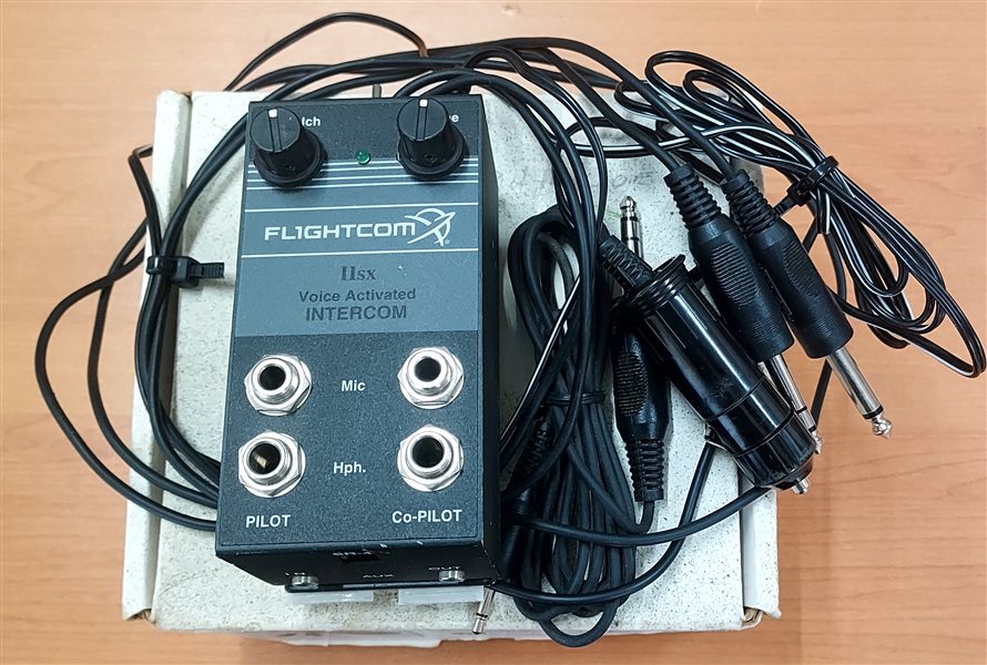 Avionics  - FlightCom IISX Voice Activated Aviation Intercom