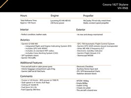 2021 Cessna 182 Skylane Aircraft
