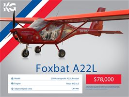 2009 Aeroprakt A22L Foxbat