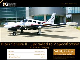 1980 Piper Seneca II Aircraft