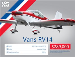 2017 Vans RV14 Aircraft