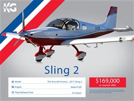 2017 The Airplane Factory Sling 2 Aircraft
