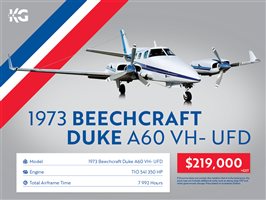 1973 Beechcraft Duke 60 Duke A60