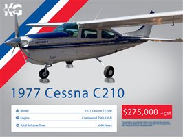 1977 Cessna 210 T210M