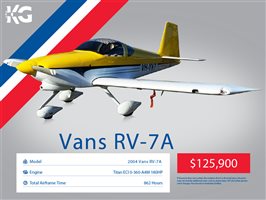 2004 Vans RV7 A