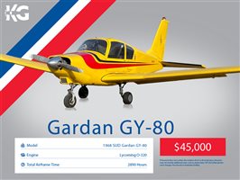 1968 Gardan GY 80 Aircraft