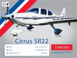 2003 Cirrus SR22 Aircraft