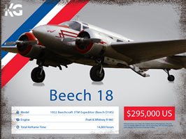 1952 Beechcraft 18 3TM Expeditor Beech D18S