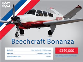 1966 Beechcraft Bonanza B35 Aircraft