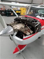 1971 Cessna 150 Aircraft clean engine bay. 