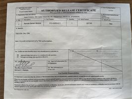Release Certificate