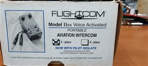 Avionics  - FlightCom IISX Voice Activated Aviation Intercom