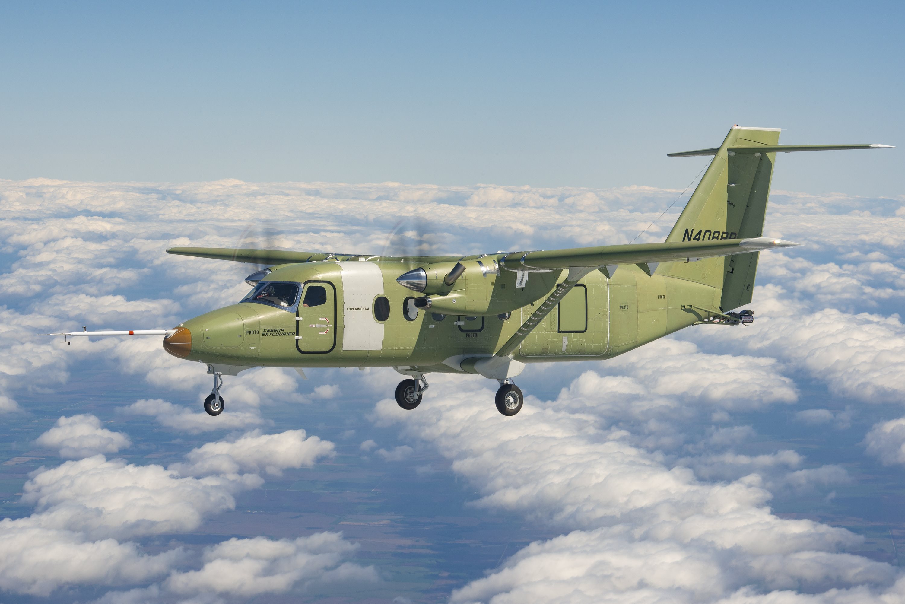 First Cessna SkyCourier twin utility turboprop takes flight